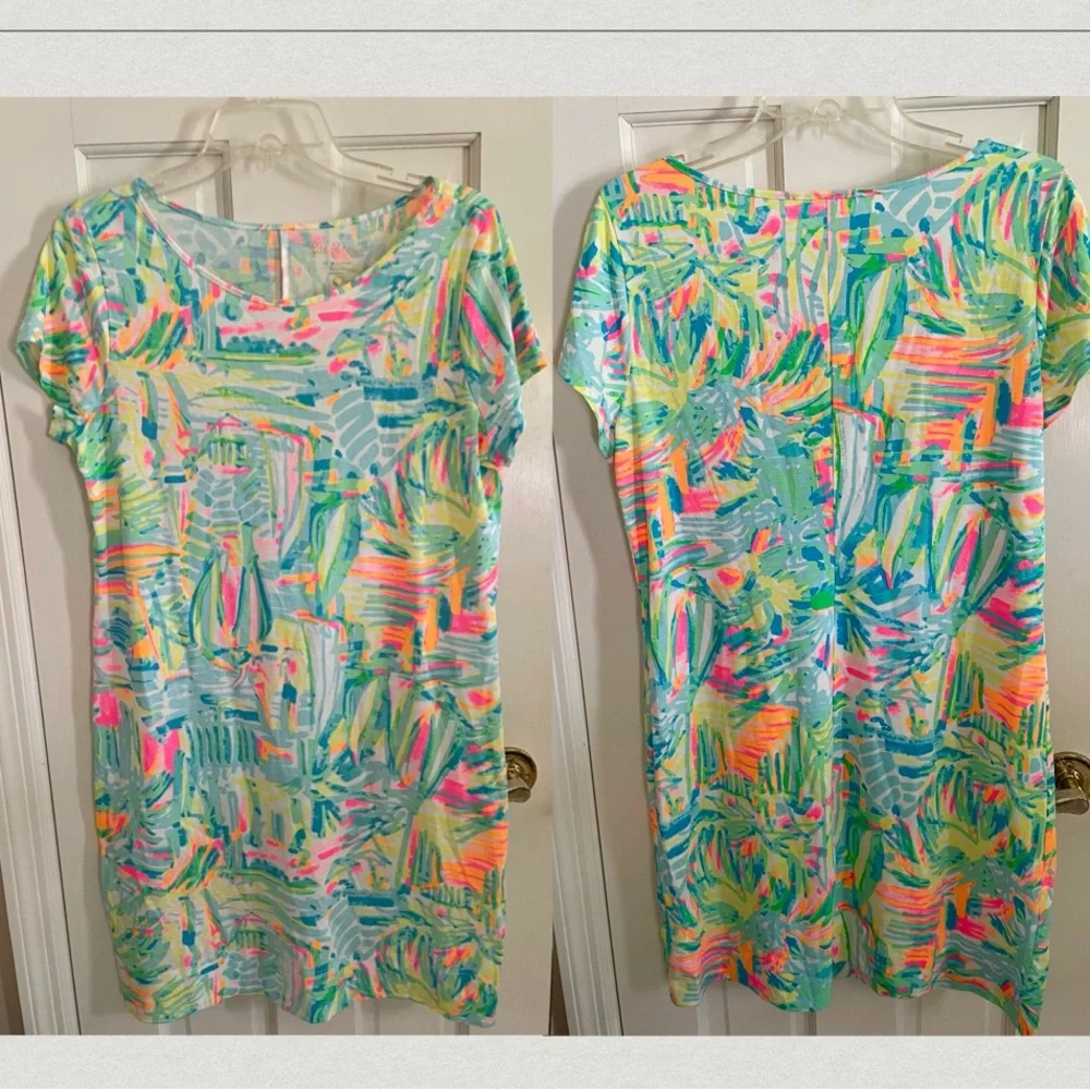 LILLY PULITZER Marlowe Dress NWT Size Large Sea Salt Sun NWT - Picture 7 of 9
